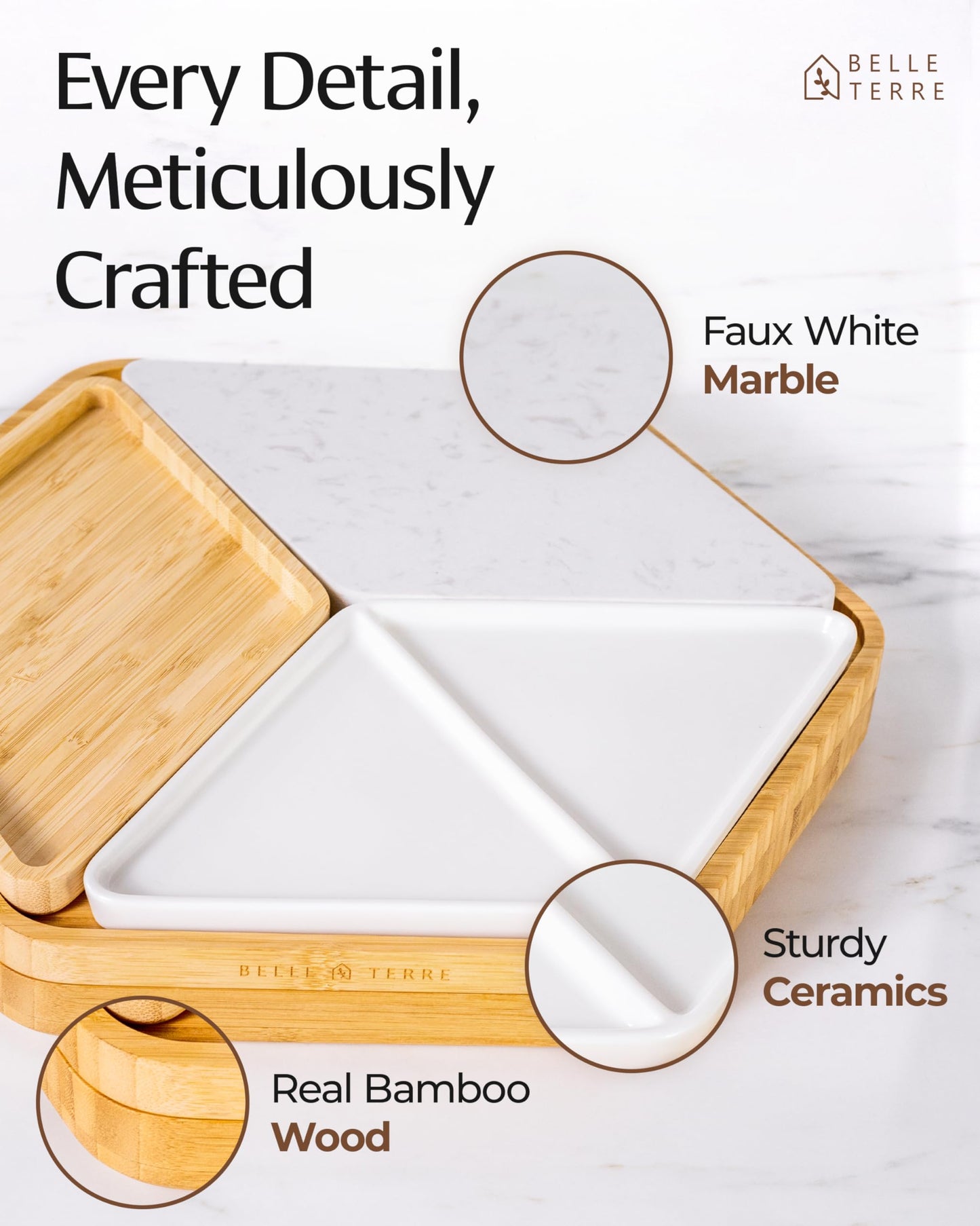 Modular Cheeseboard with Luxury Cutlery Set