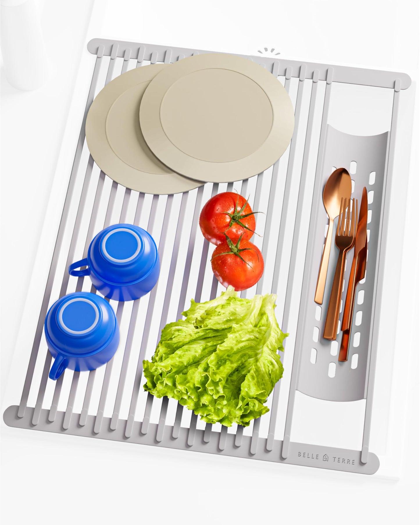 Swedish Dish Cloths  Rollout Drying Rack for Kitchen