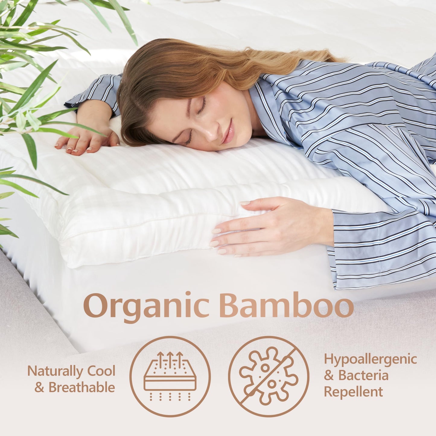 Cooling Bamboo Mattress Topper