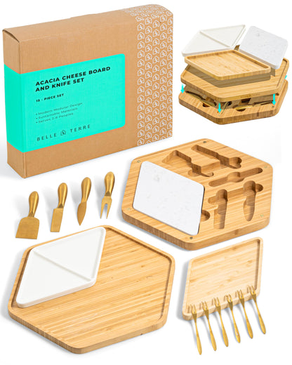 Modular Cheeseboard with Luxury Cutlery Set
