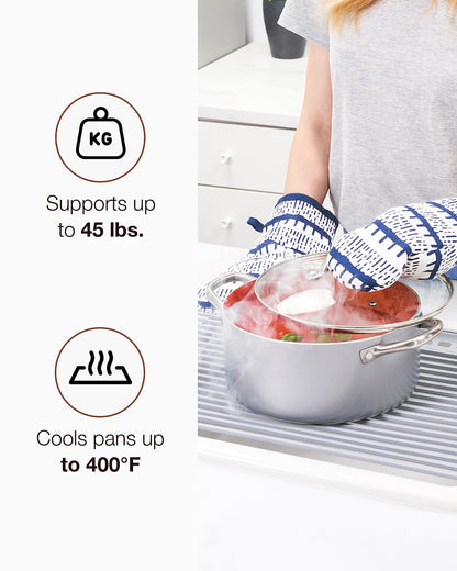 Swedish Dish Cloths  Rollout Drying Rack for Kitchen