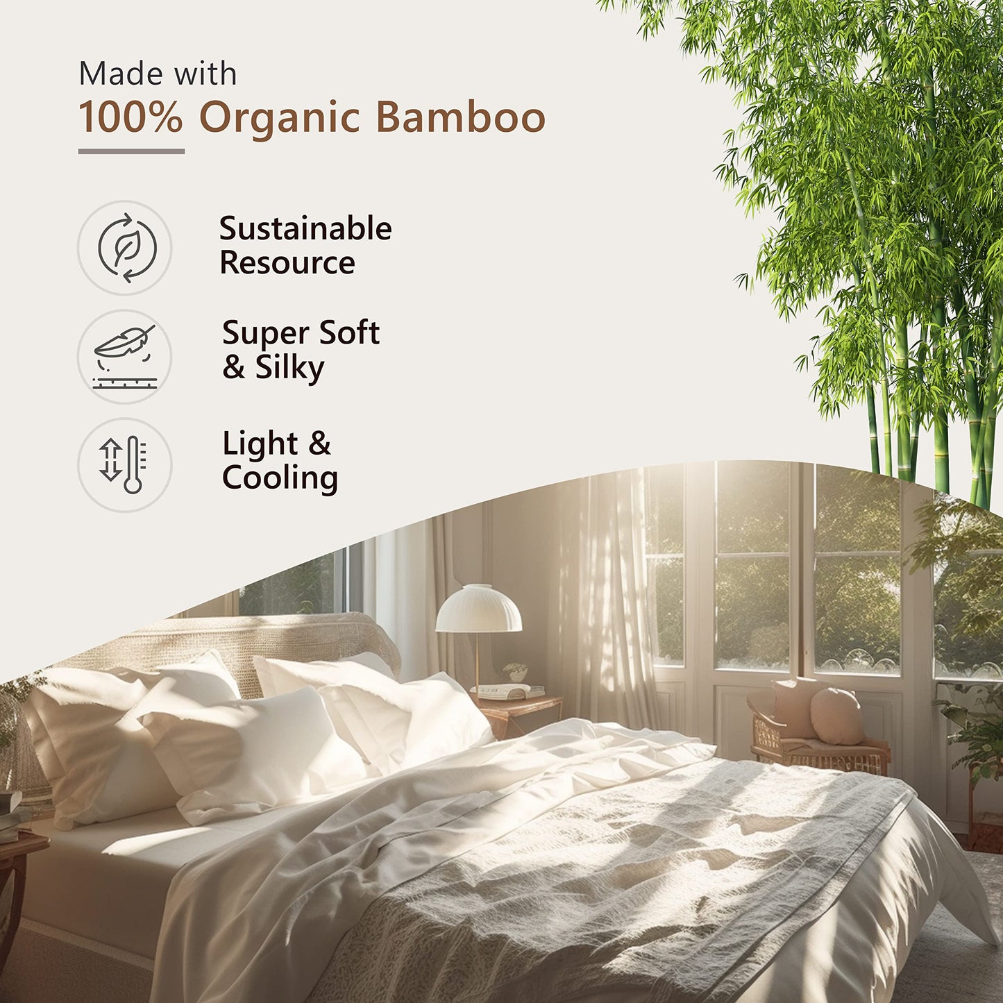 100% Premium Bamboo Bed Sheets