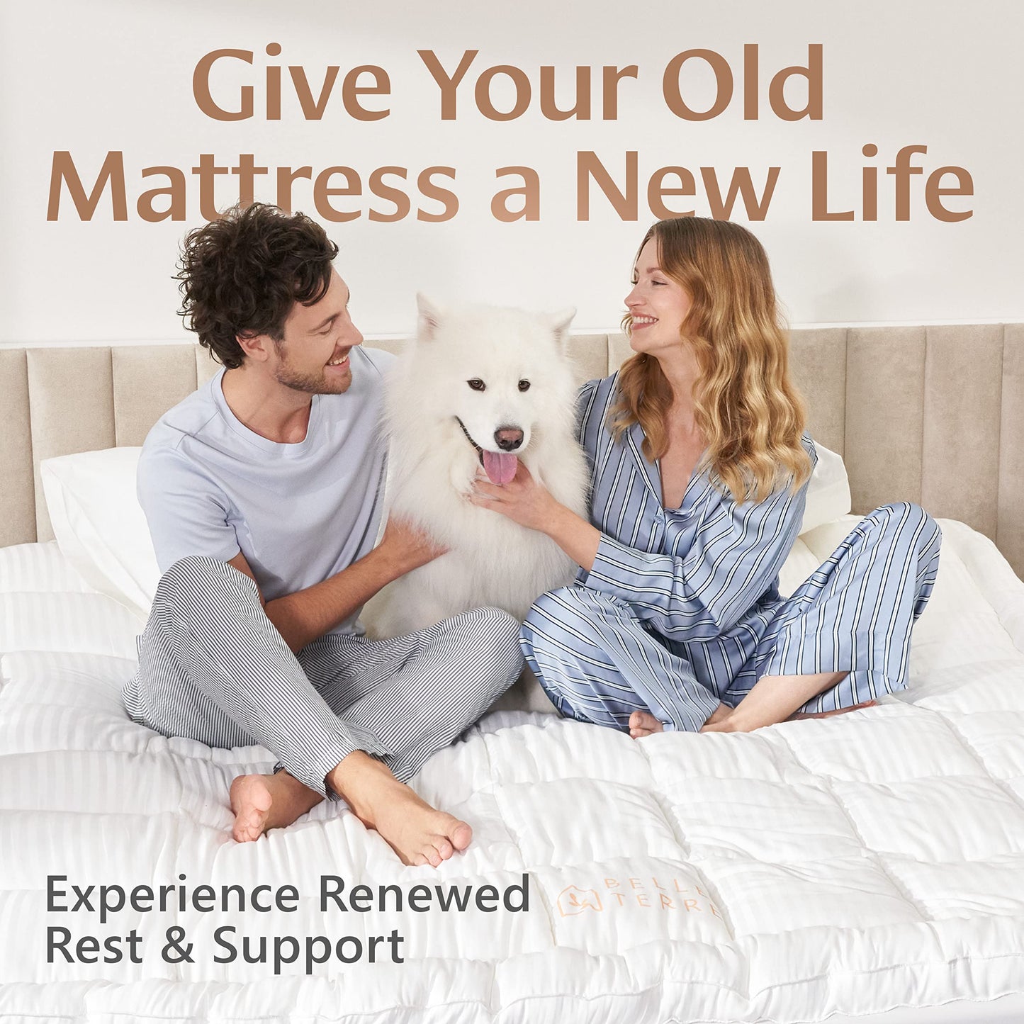 Cooling Bamboo Mattress Topper