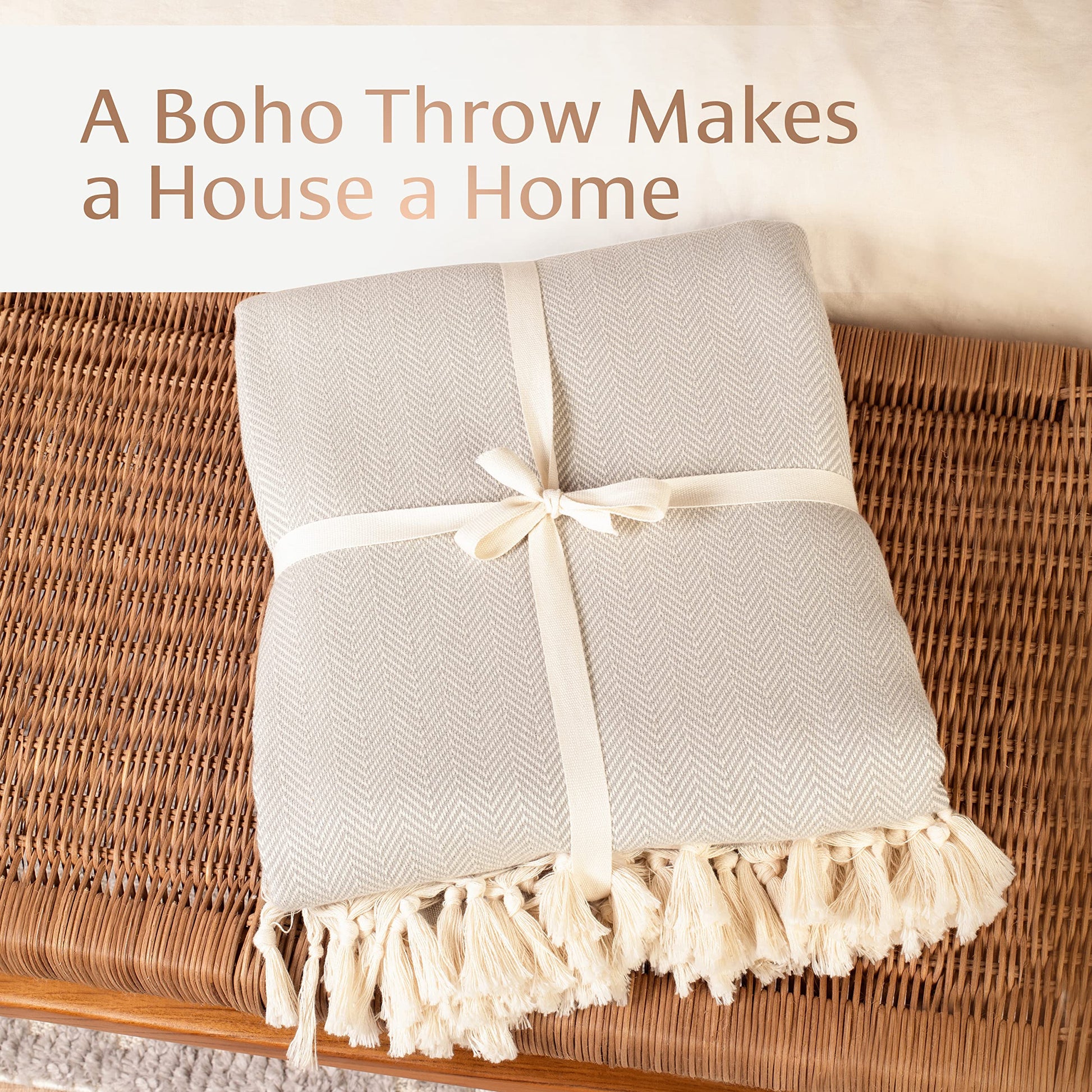 well dressed home cotton throw Well Dressed Home Blankets